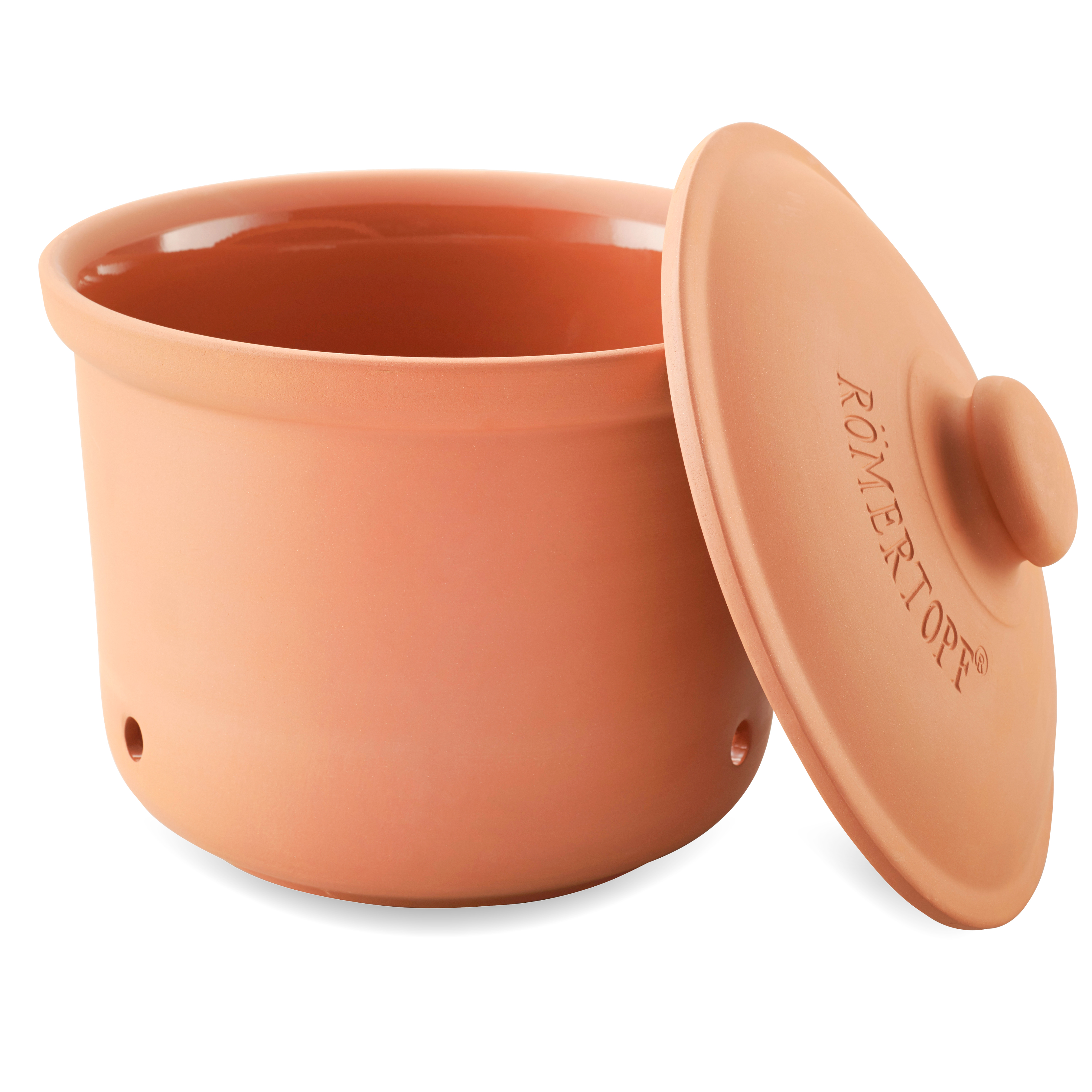 Römertopf Frische-Topf MAXI PLUS Kartoffel Terracotta 9145381 offener Deckel