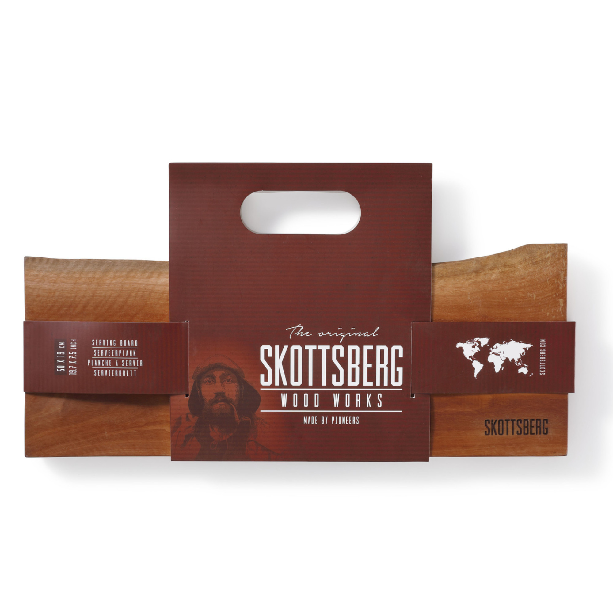 Skottsberg Servierbrett Wood Works 50x19cm Verpackung