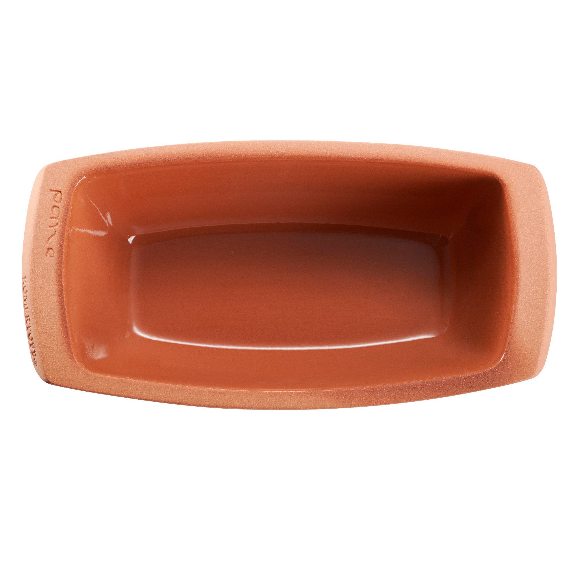 Römertopf Brot- und Kuchenbackform Pane länglich mittel Draufsicht 25105