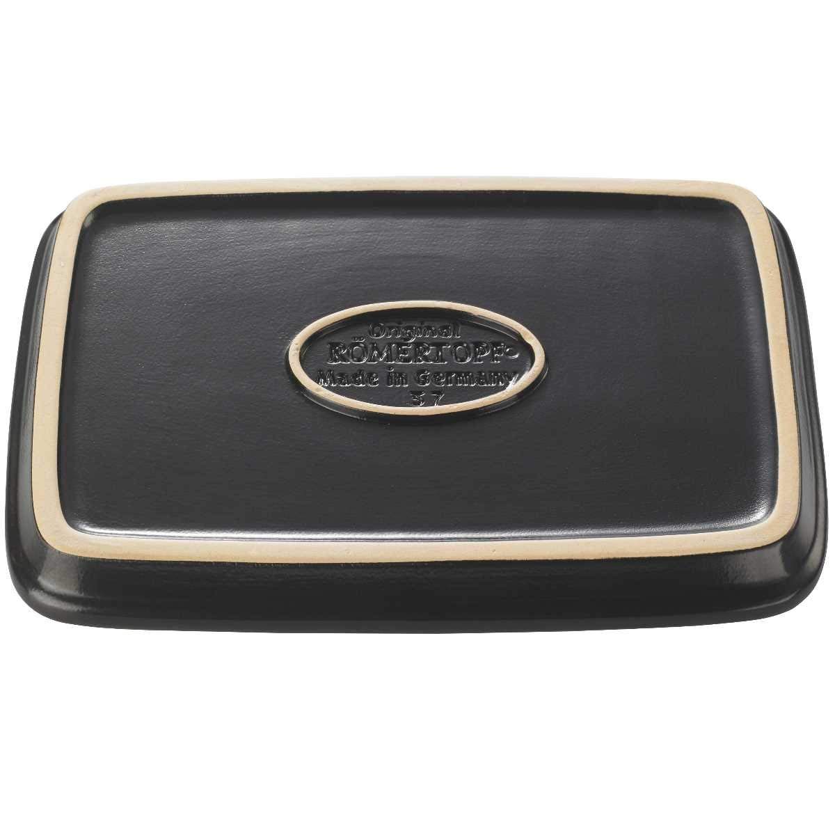 Römertopf Lafer BBQ Plancha eckig mit Stegen Boden 03706