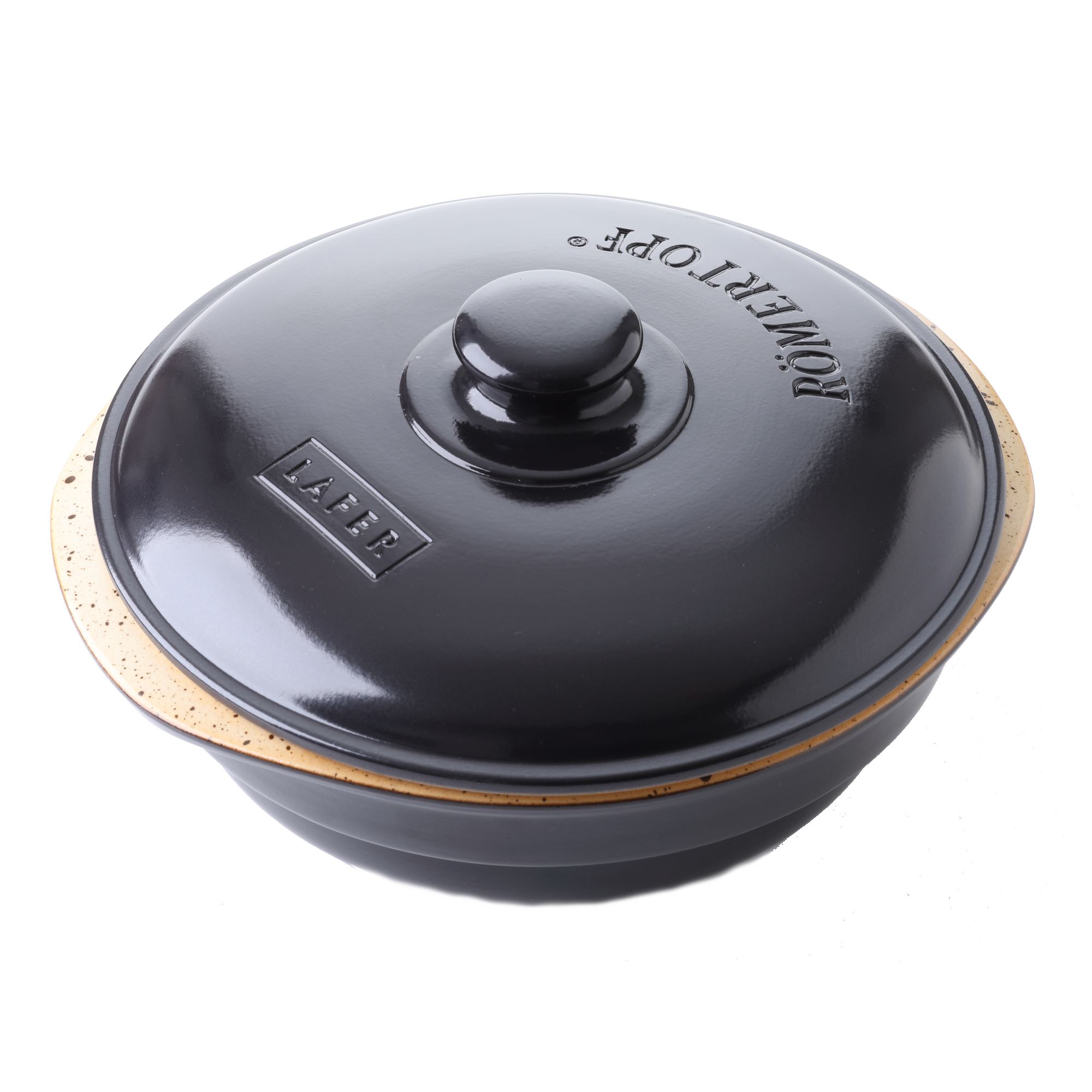 Römertopf Lafer BBQ Schmortopf rund groß 04406