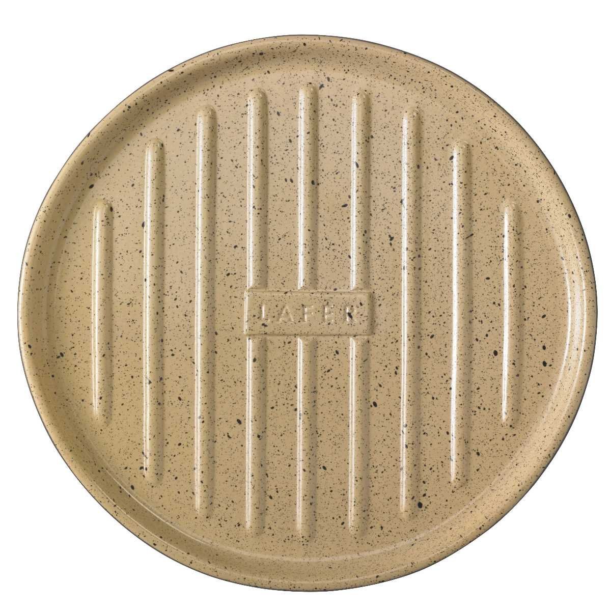 Römertopf Lafer BBQ Plancha mit Stegen rund 03406