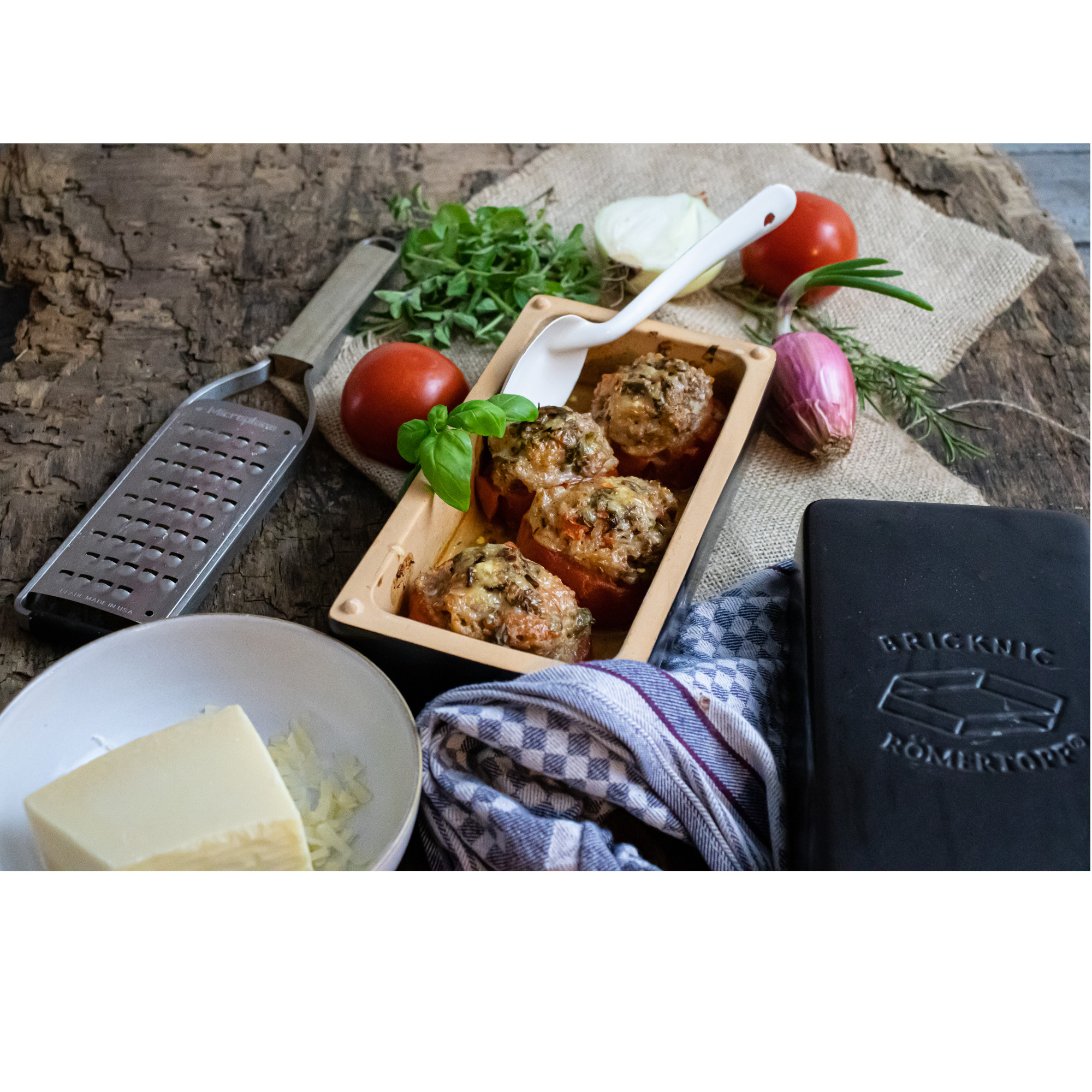 Römertopf Brick BBQ Topf BLACK EDITION 80006 Meatball