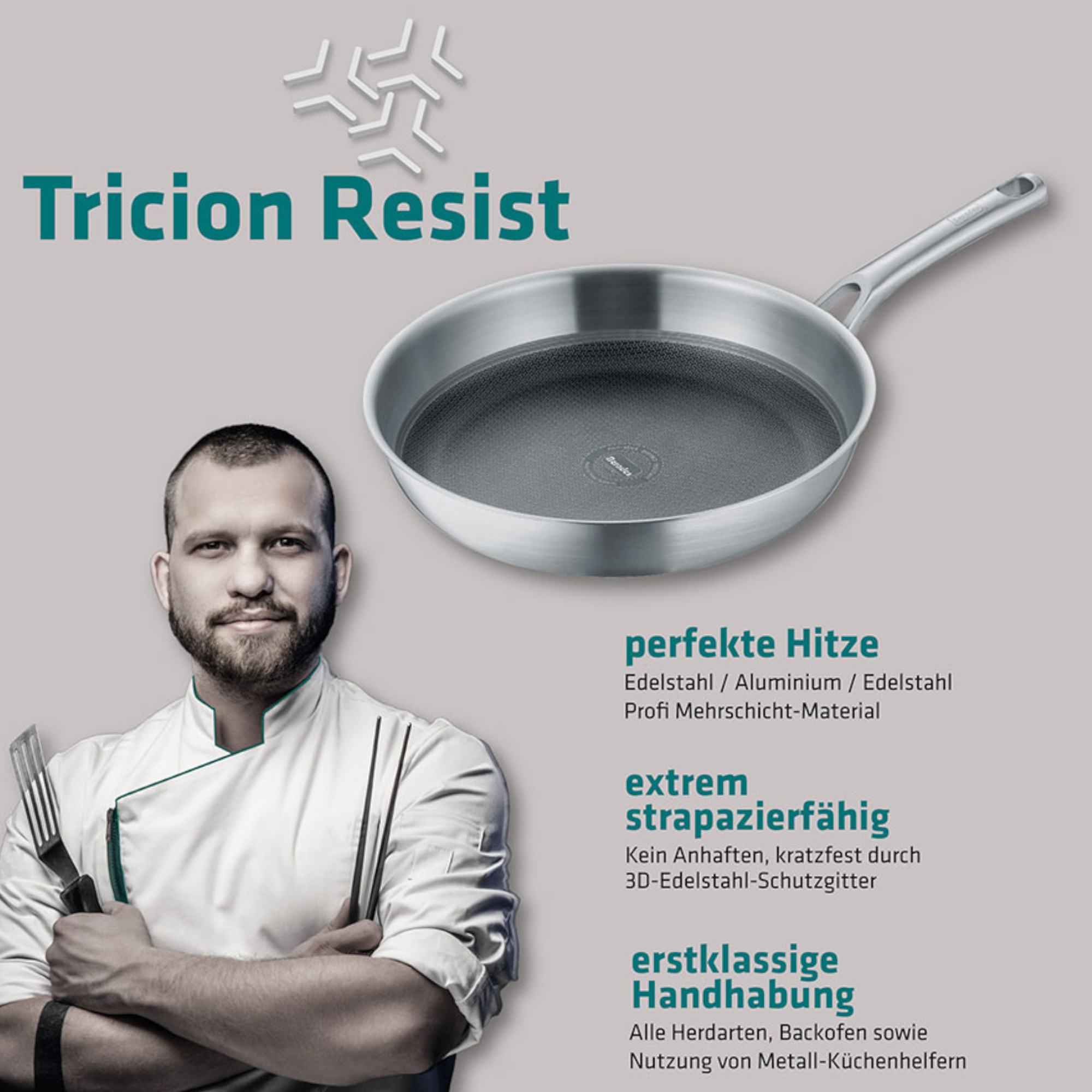 Berndes Tricion 28 cm Eigenschaften