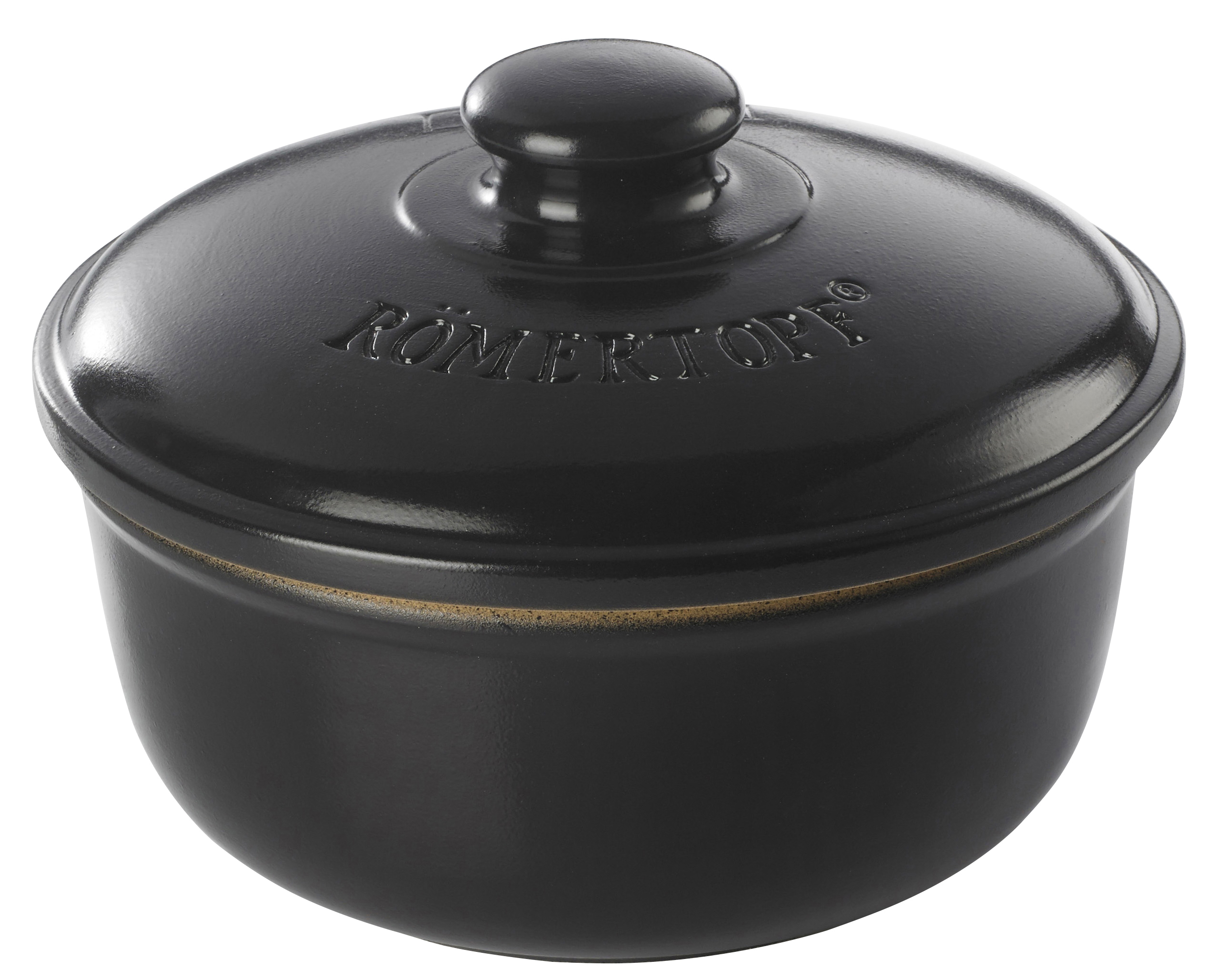 Römertopf Lafer BBQ Schmortopf rund medium mit Deckel 04306