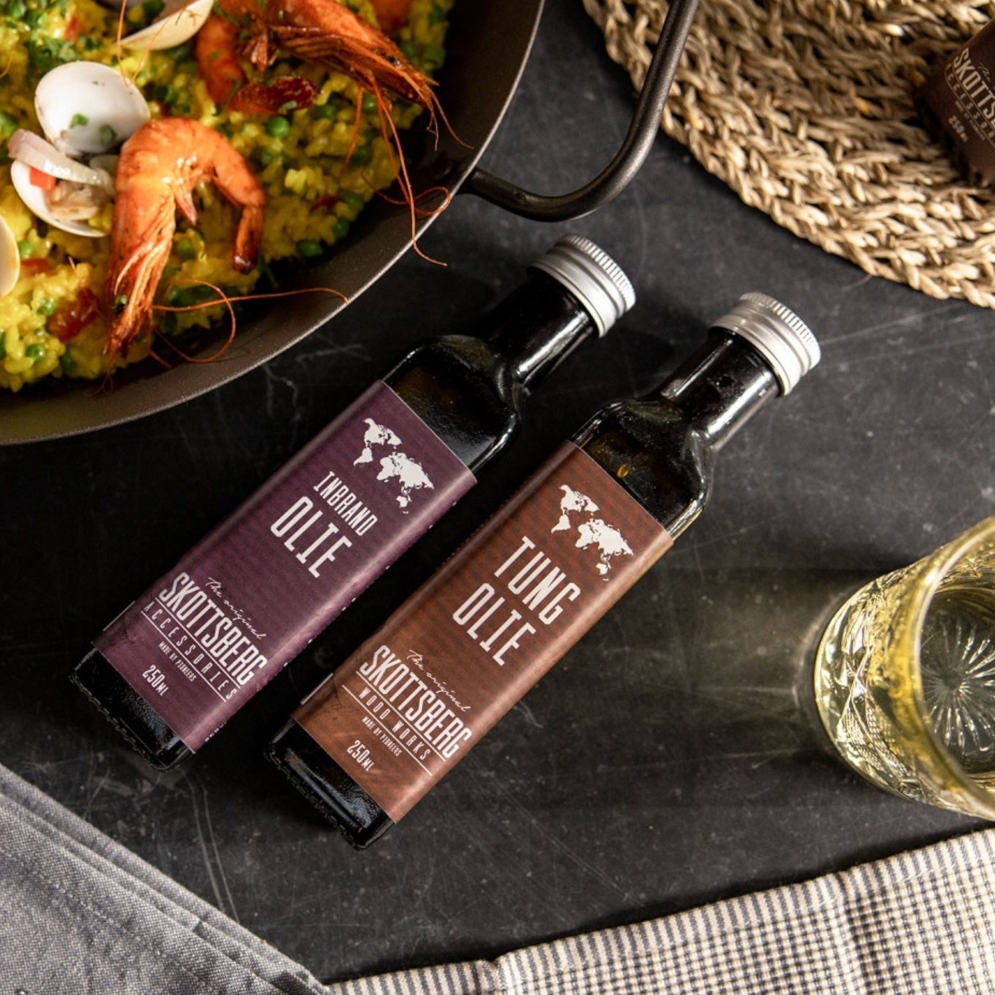 Skottsberg Einbrenn- und Pflegeöl Wood Works 250 ml  - Das perfekte Duo