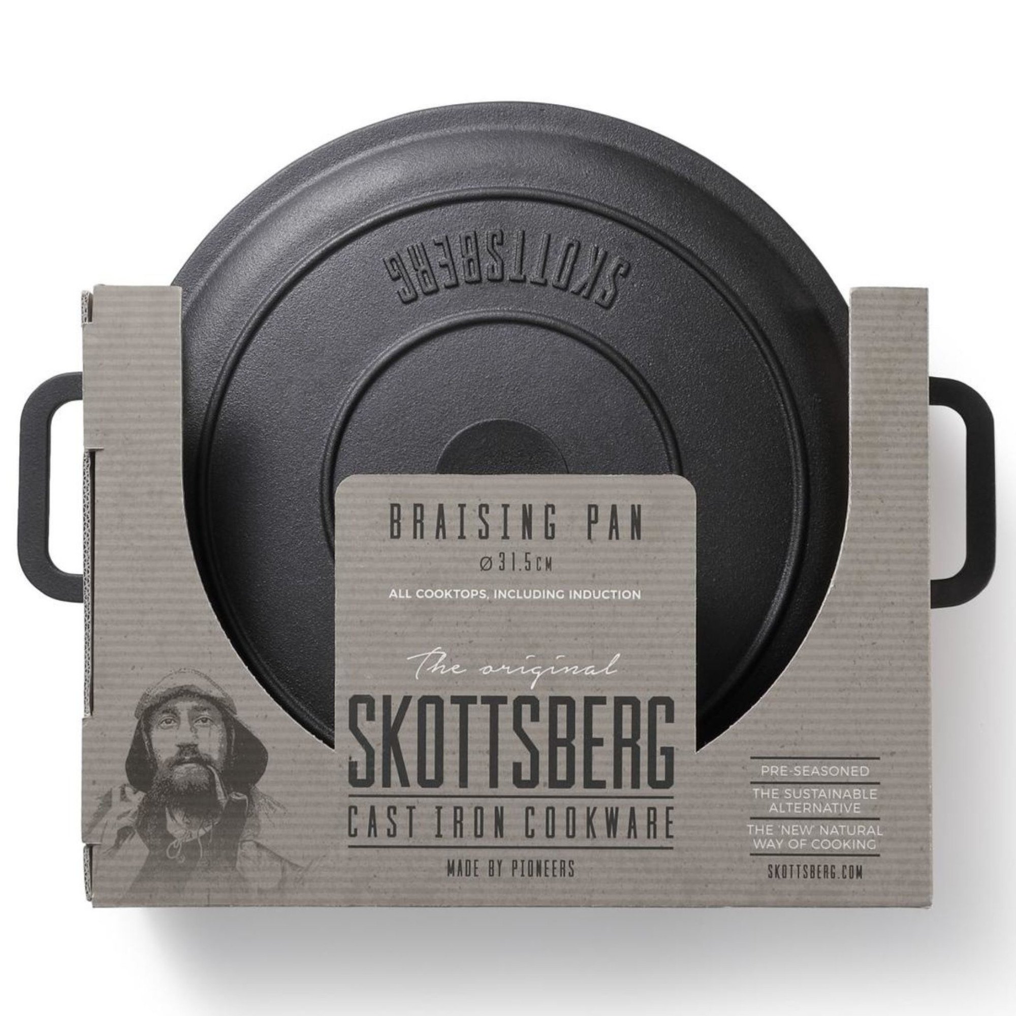 Skottsberg Schmortopf Cast Iron 32 cm Verpackung