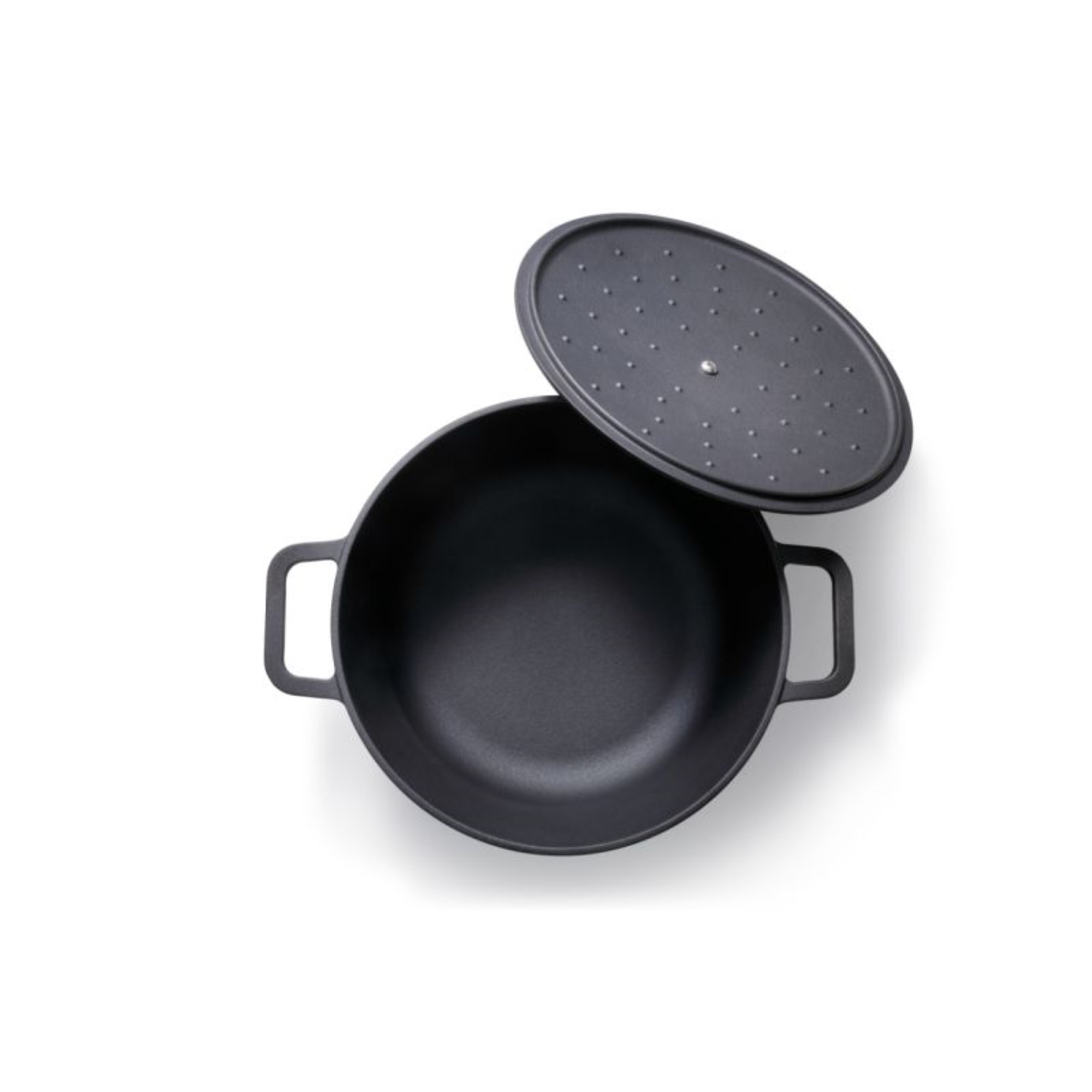 Skottsberg Topf Cast Iron 28 cm Ansicht Deckel