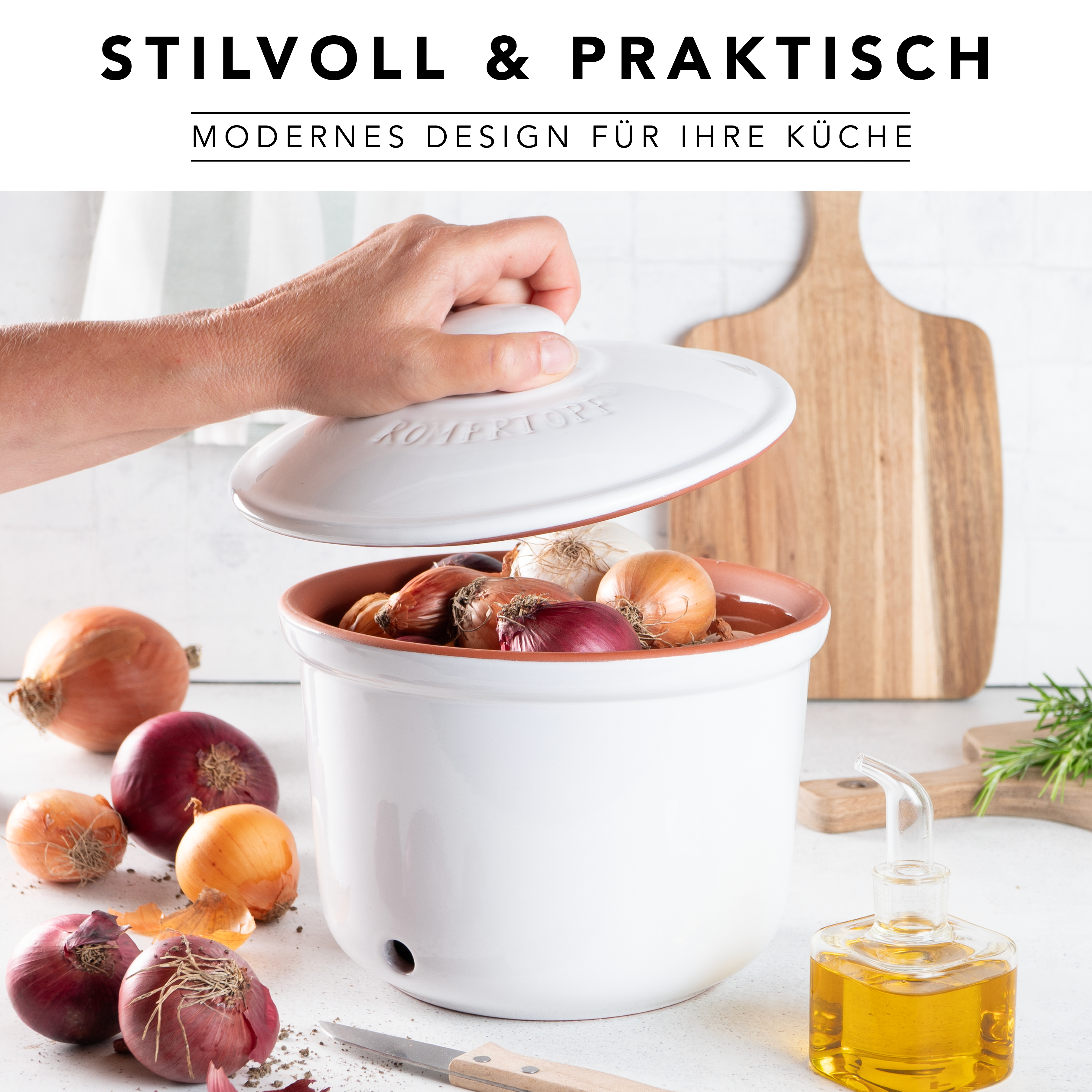 Römertopf Frische-Topf MAXI Zwiebel Weiß 9145281 Ambiente