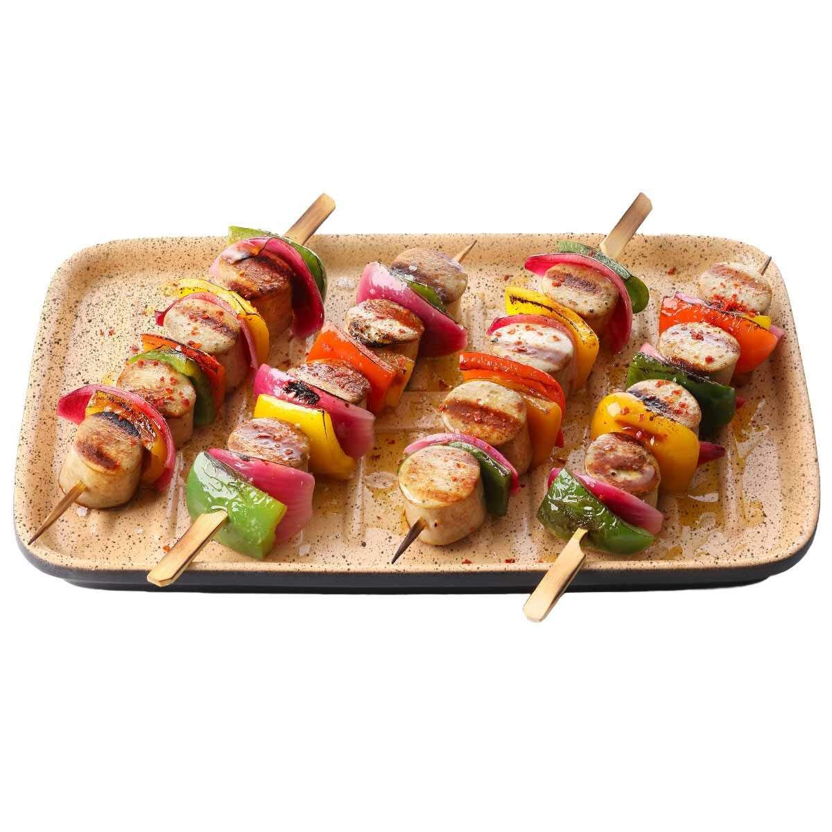 Römertopf Lafer BBQ Plancha eckig mit Stegen Spieße 03706