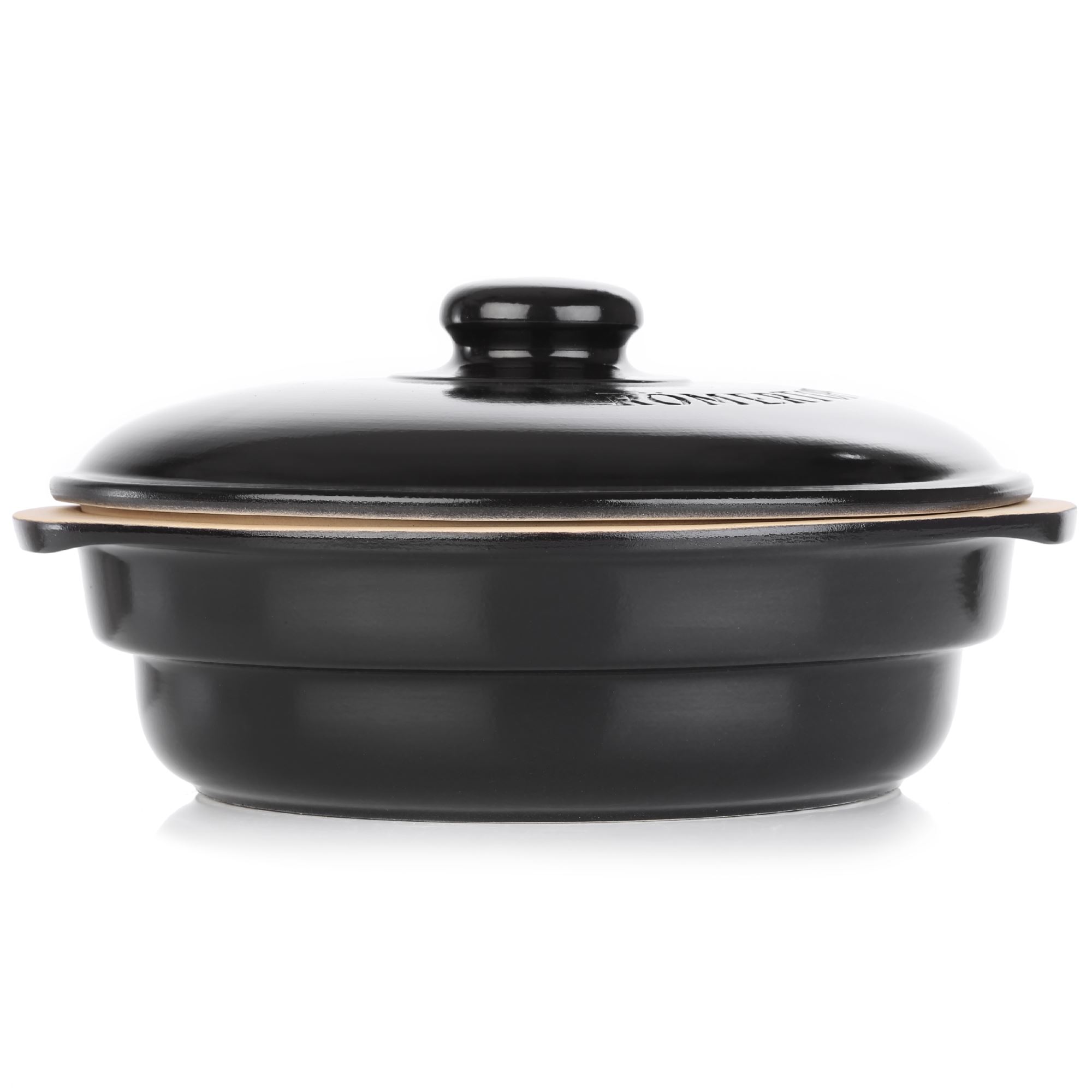 Römertopf Lafer BBQ Schmortopf rund groß geschlossen 04406