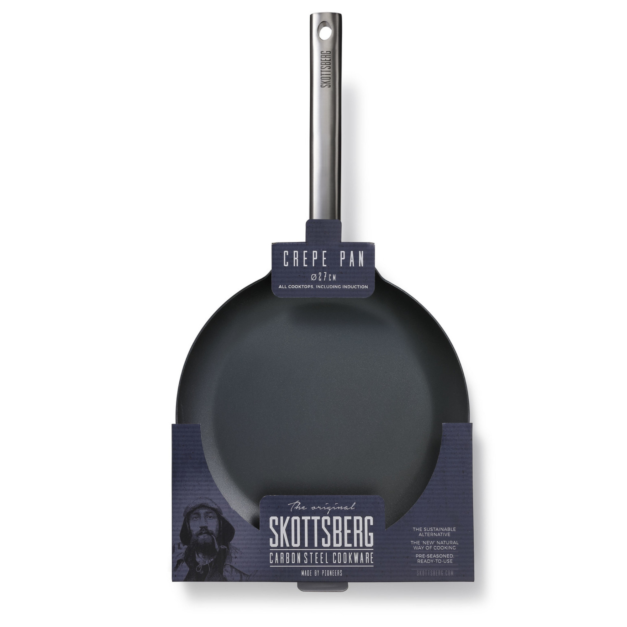 Skottsberg Crêpe Pfanne Carbon Steel 28 cm Verpackung