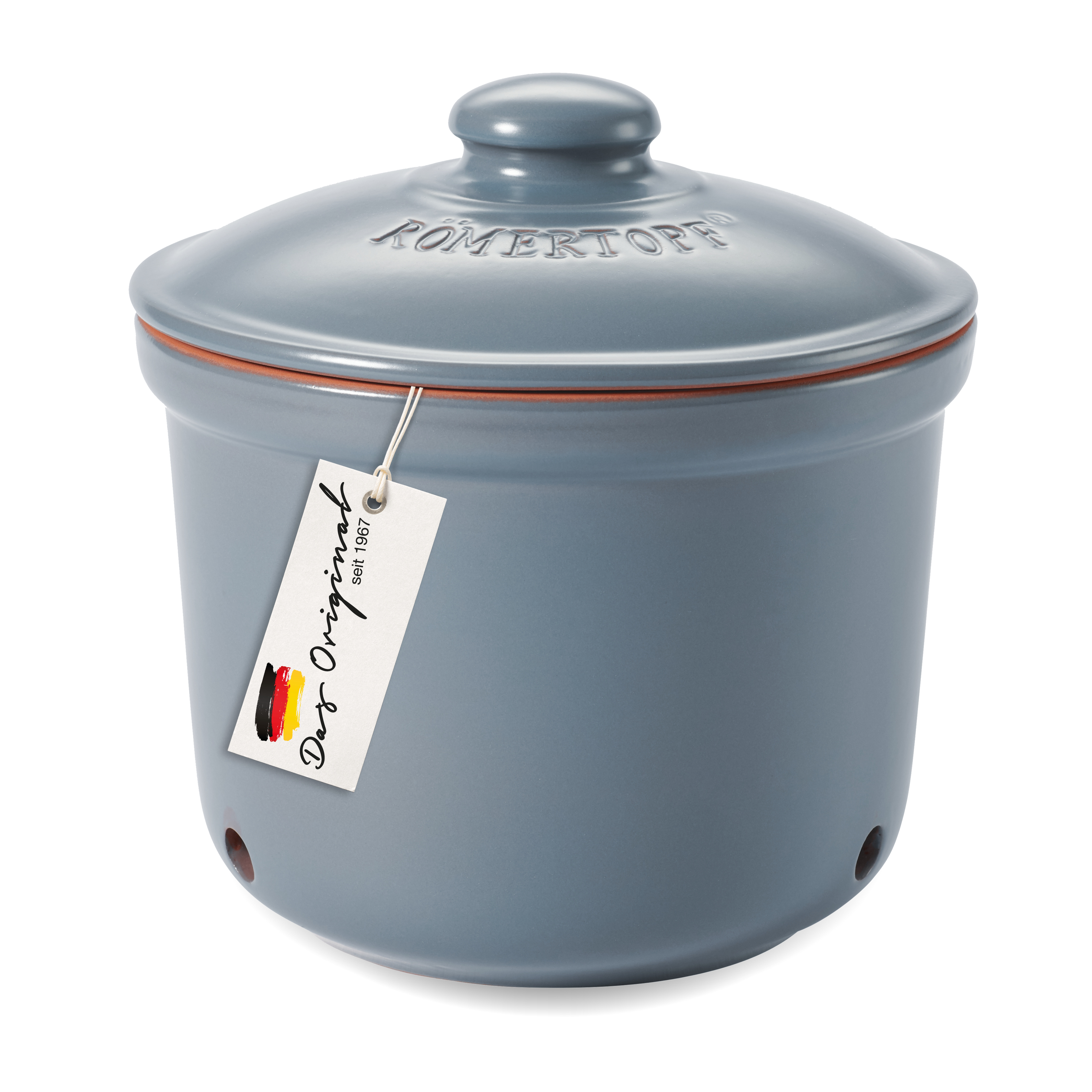 Römertopf Frische-Topf MAXI Zwiebel Blau Grau 9145292 Made in Germany