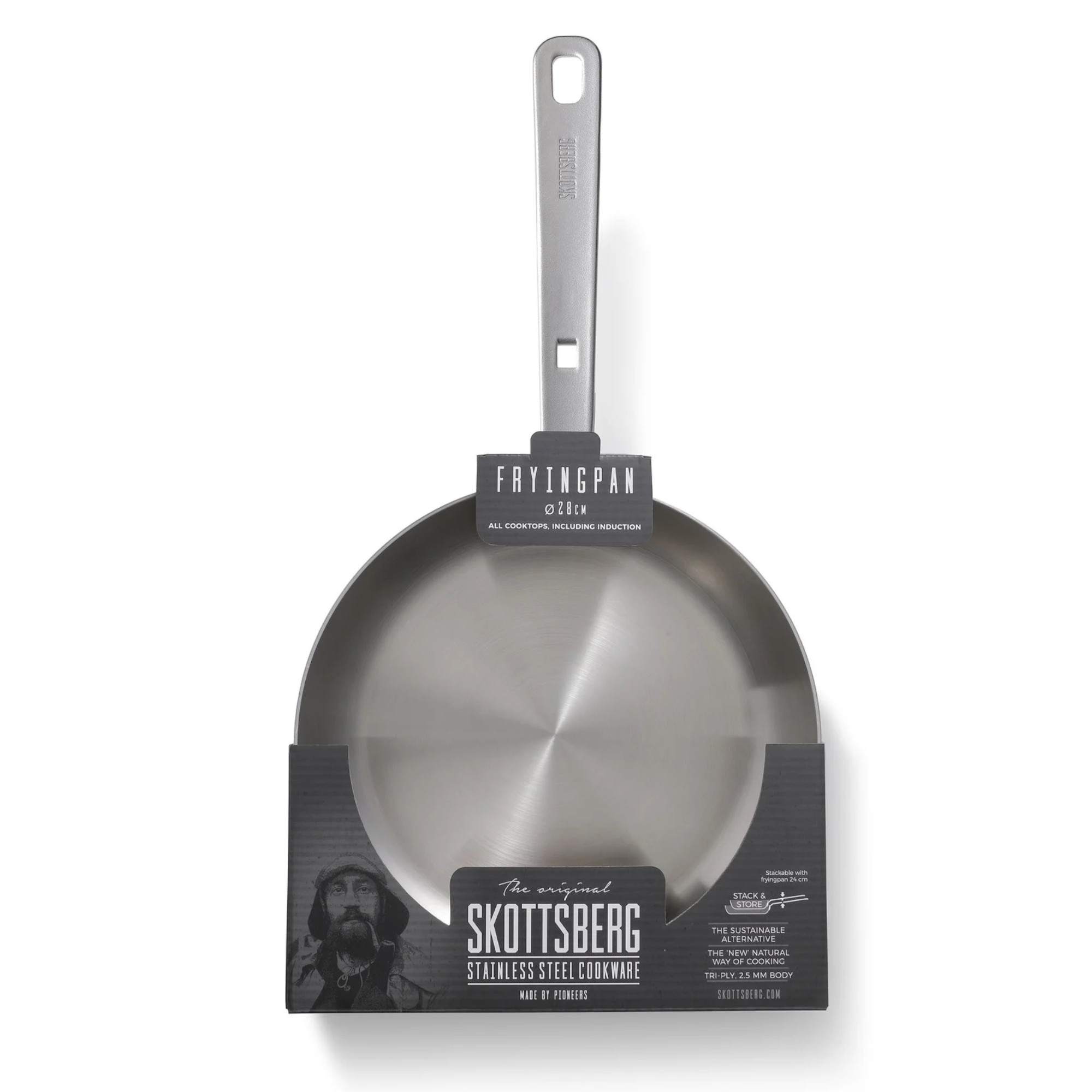 Skottsberg Bratpfanne Stainless Steel 24 cm Verpackung