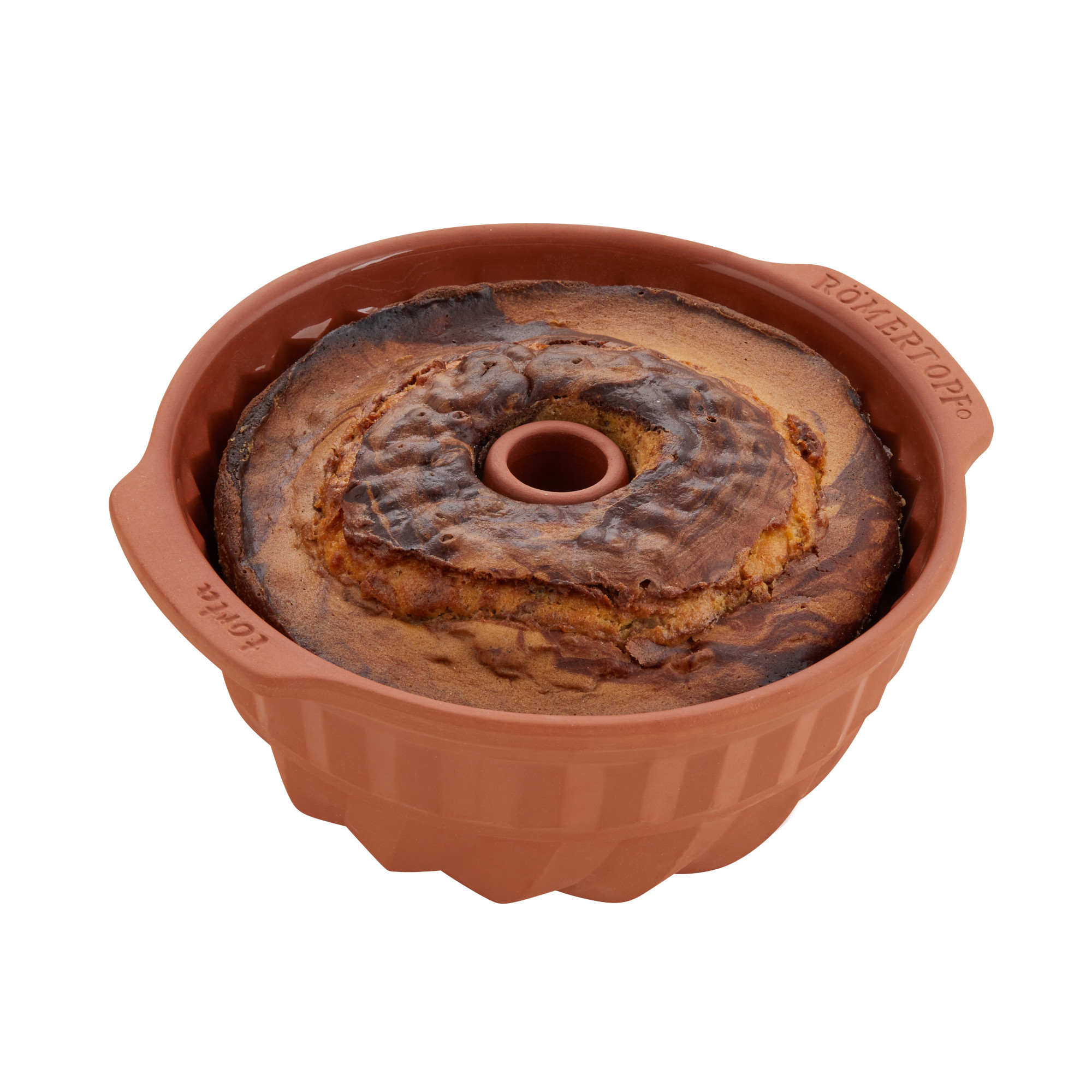 Römertopf Kuchenbackform Gugelhupf mit Kuchen 26005