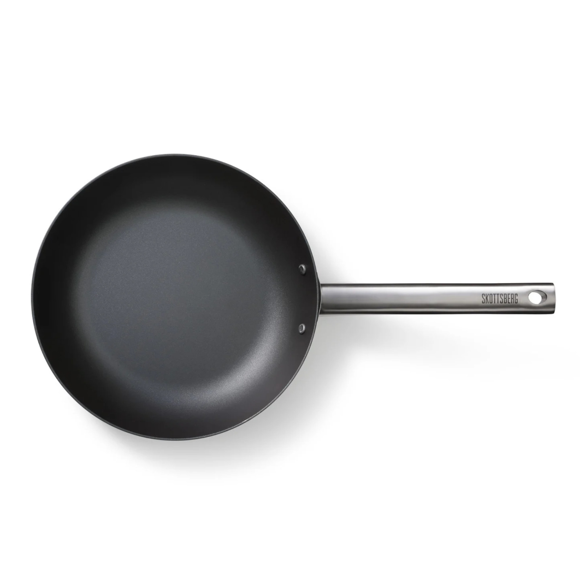 Skottsberg Wok Carbon Steel 28 cm Draufsicht