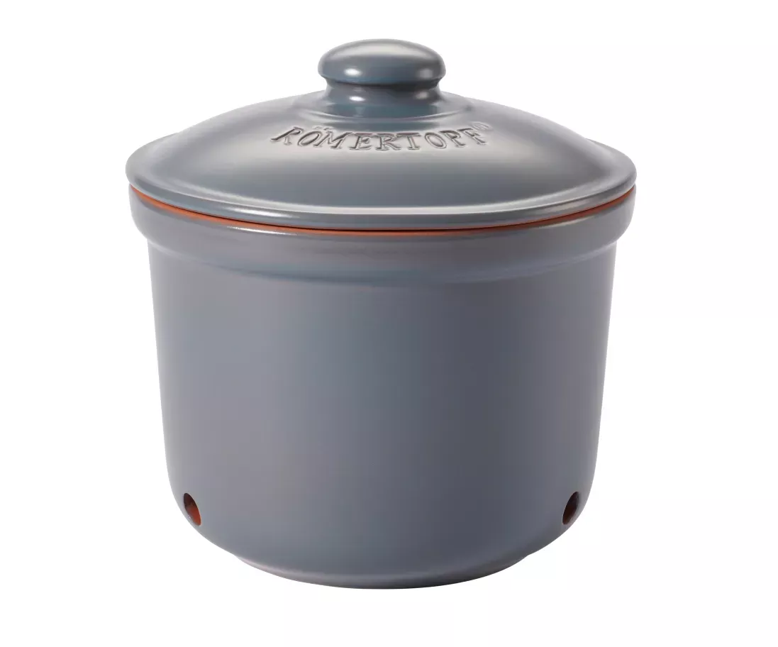 Römertopf MEDI Gemüse-Frische-Topf Blau Grau