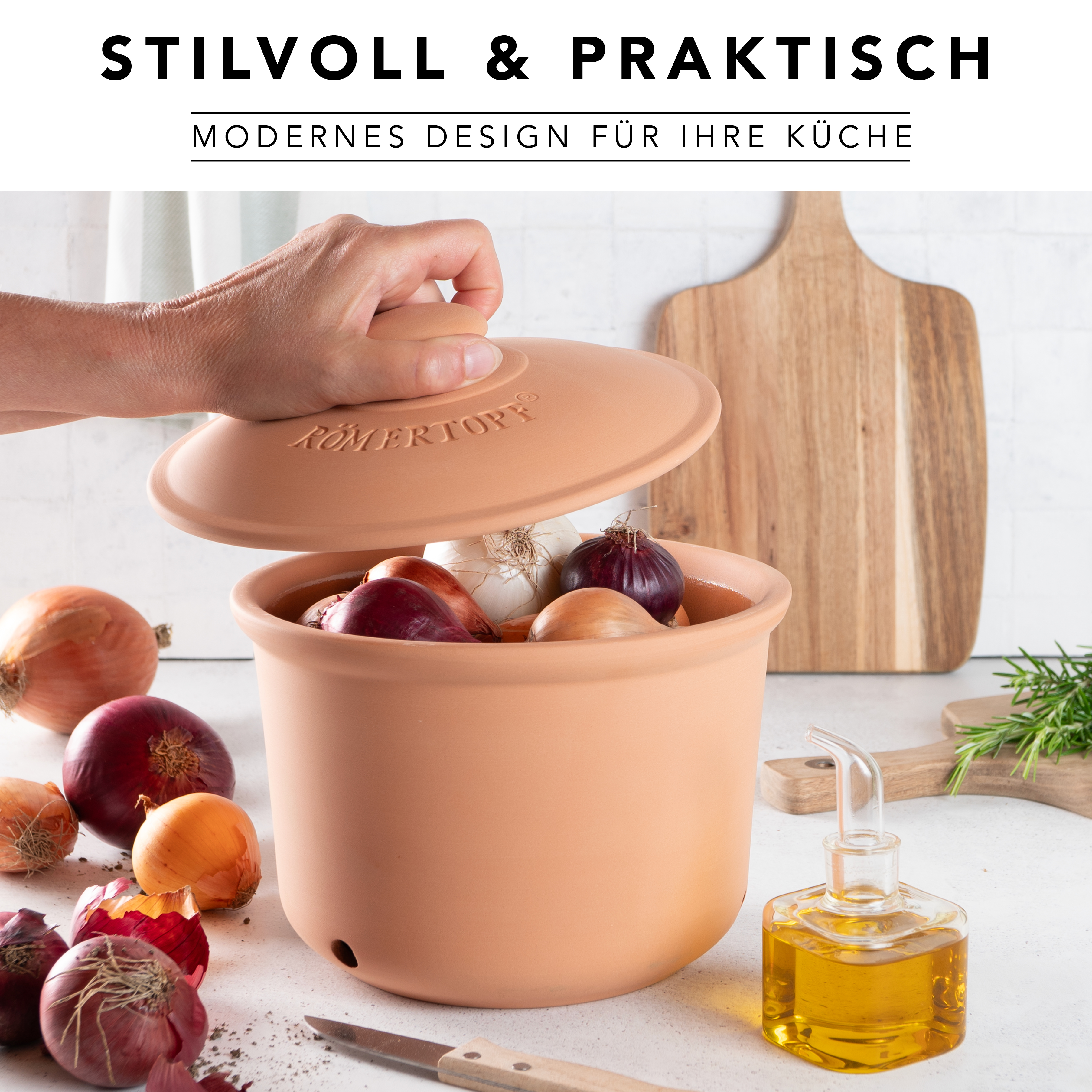 Römertopf Frische-Topf MAXI Zwiebel terracotta 9145281 Ambiente