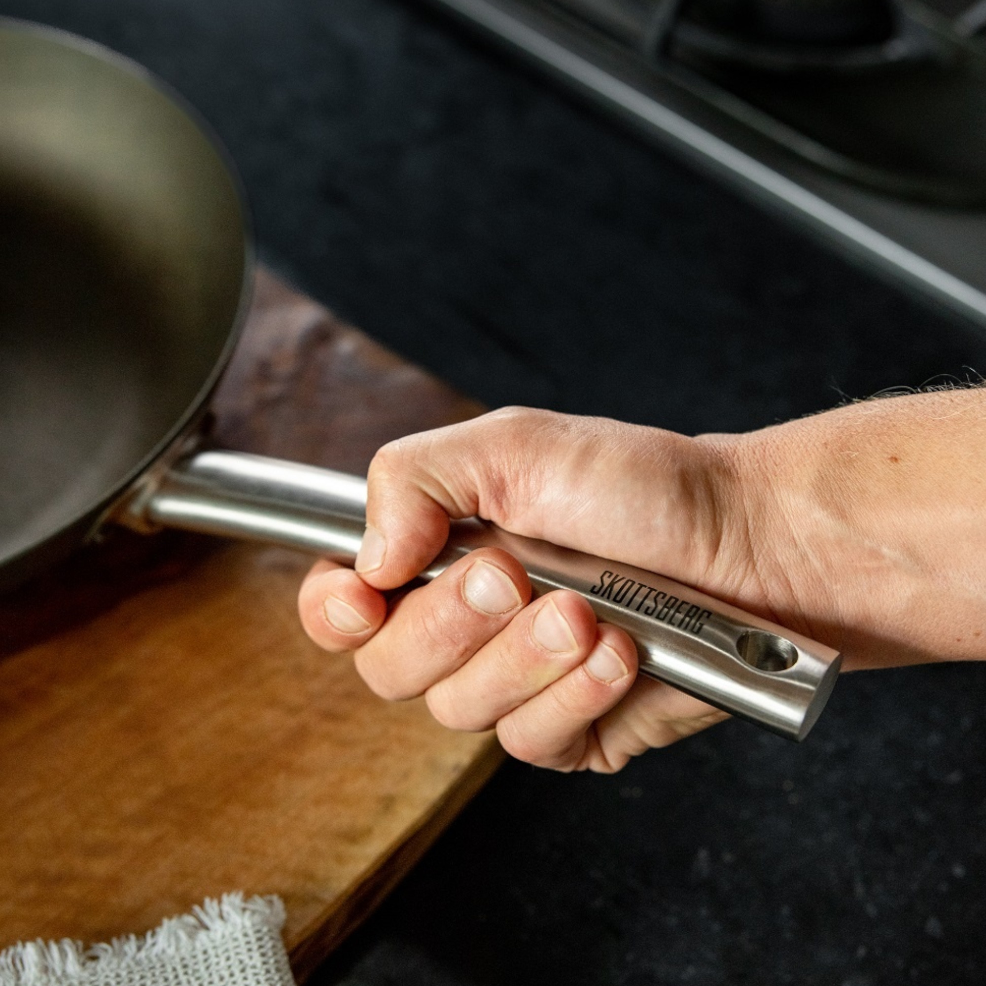 Skottsberg Bratpfanne Carbon Steel 20 cm für professionelles Kochen