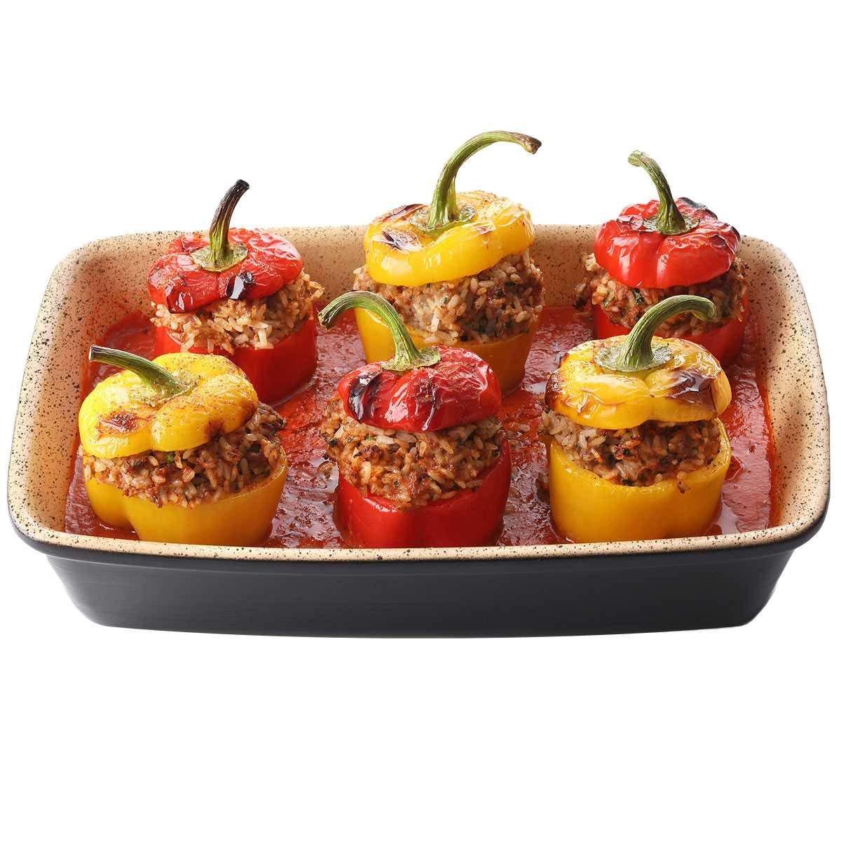 RÖMERTOPF®-Grillschale medium Gefüllte Paprika 04106