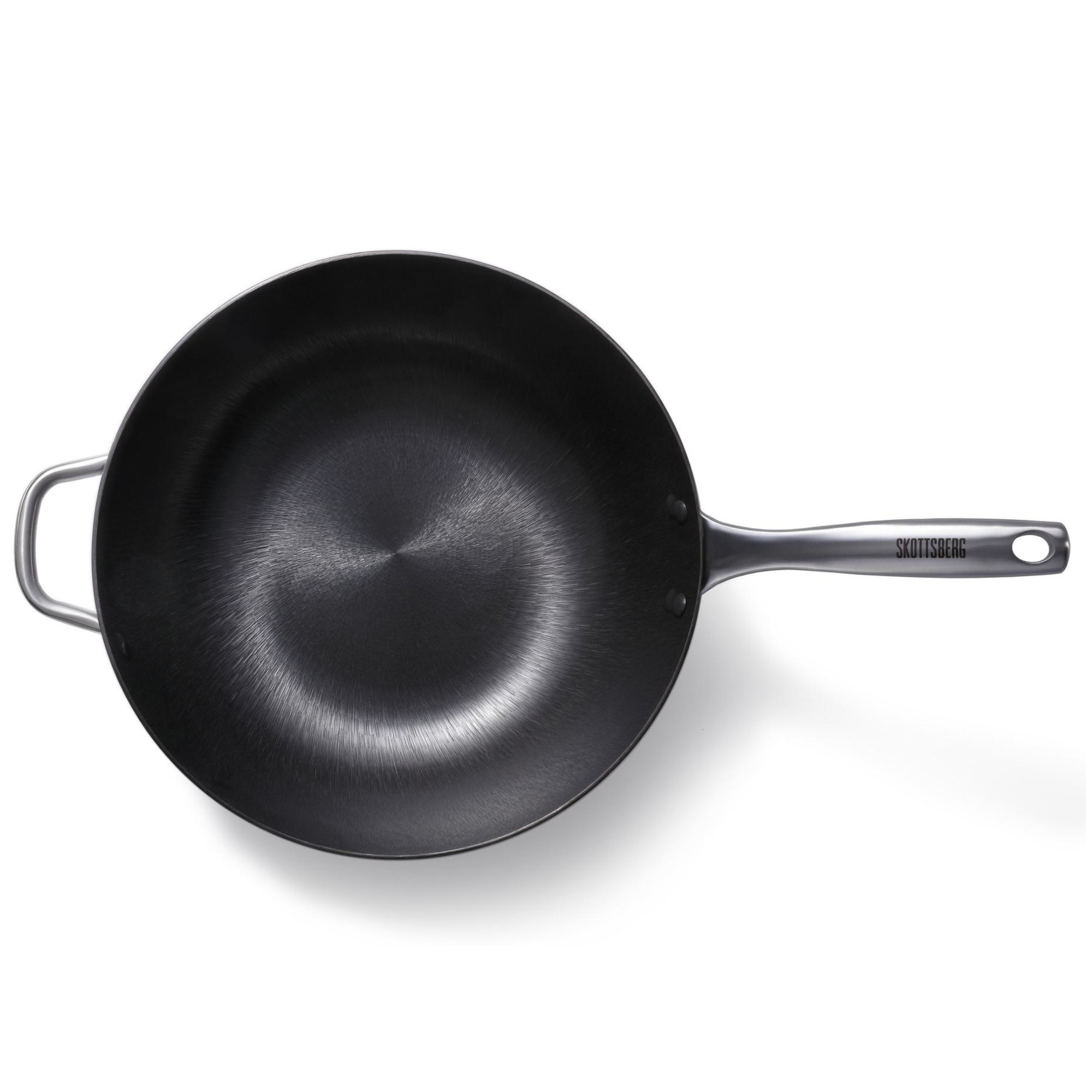 Skottsberg Wok Cast Iron Draufsicht